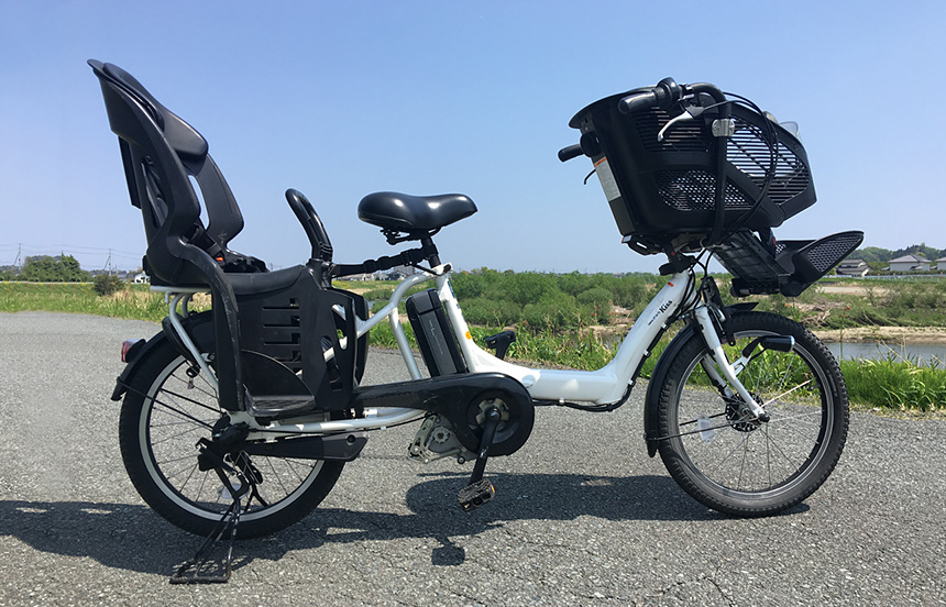 電動自転車レンタルドットコムの3人乗り月額6,980円 電動自転車見本